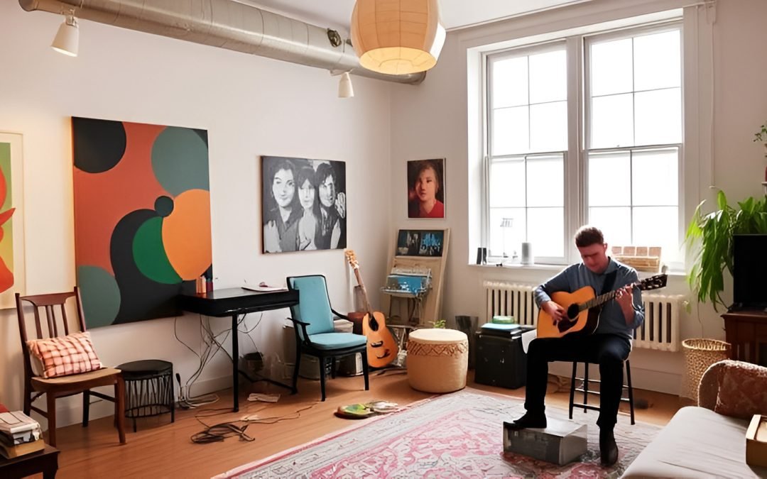 Inside the Avant-Garde Loft of Artist Lucia Lang and Musician Julian Rowe